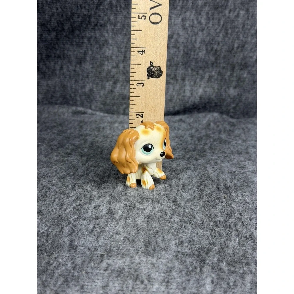Hasbro Littlest Pet Shop Beige Cocker Spaniel Dog #344 Figure 2006 LPS